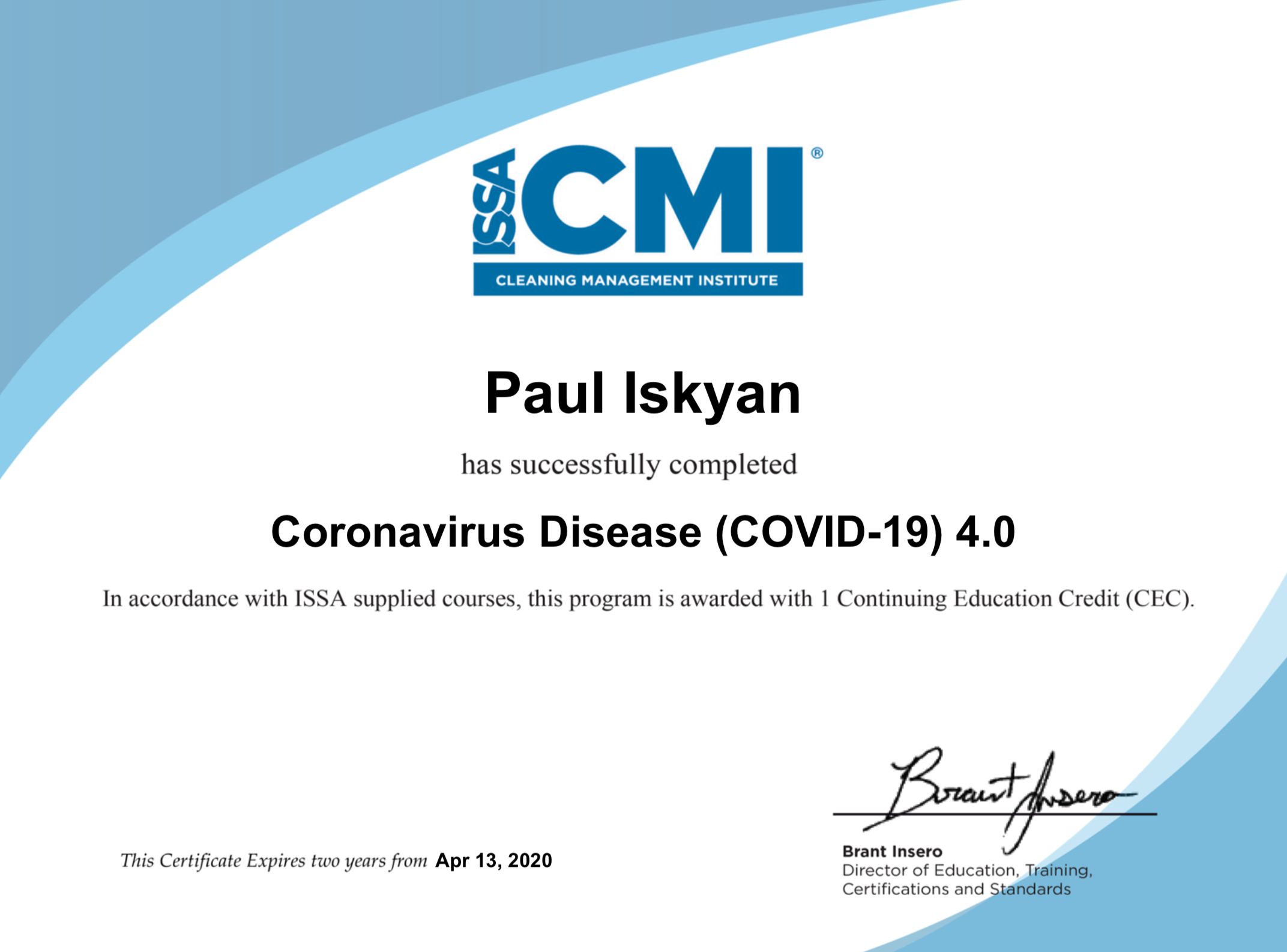 Microbial Warriors Certificate